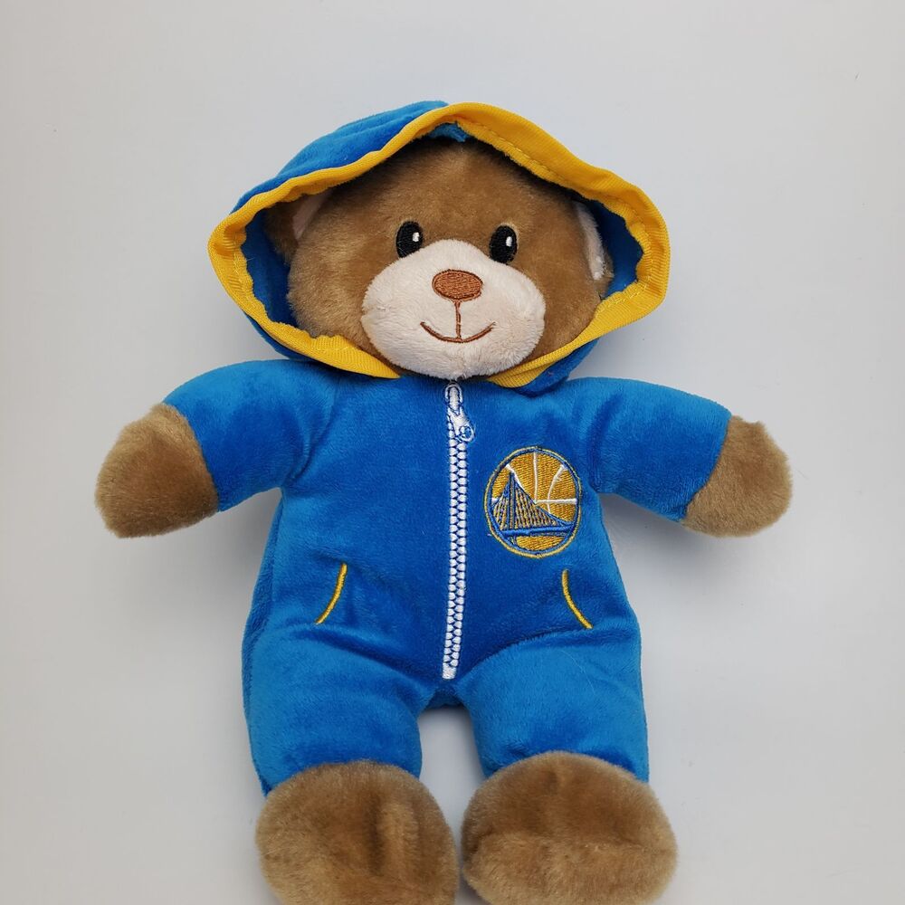 Warriors basketball bear plush